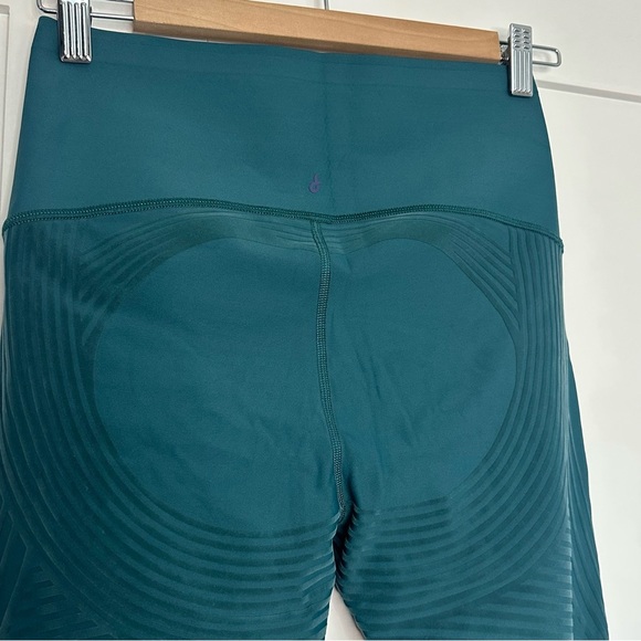 Fanka Full length Body sculpt Teal Patterned Leggings Medium? reversible tights - Picture 10 of 16
